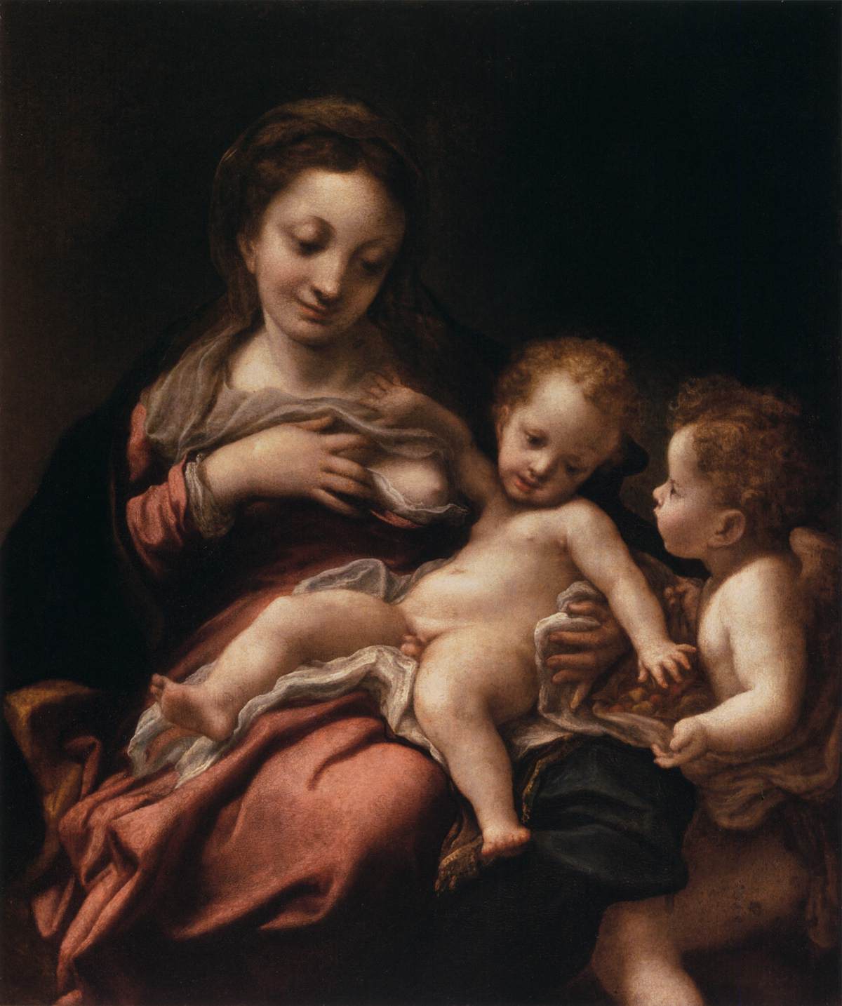 Virgin and Child with an Angel 